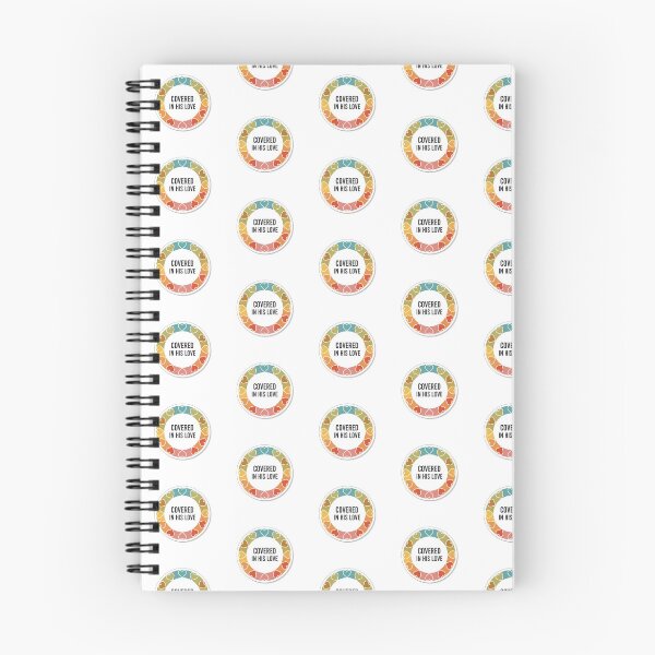 Item preview, Covered in His Love Christian Encouragement Sticker designed and sold by Illustrated Faith.