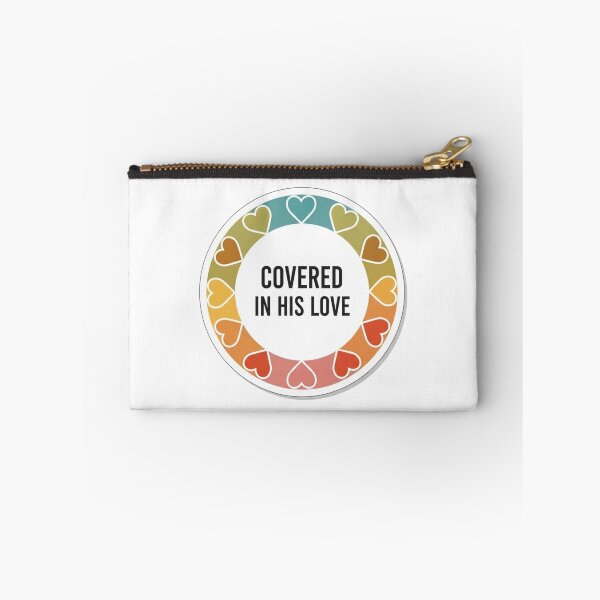 Item preview, Covered in His Love Christian Encouragement Sticker designed and sold by Illustrated Faith.
