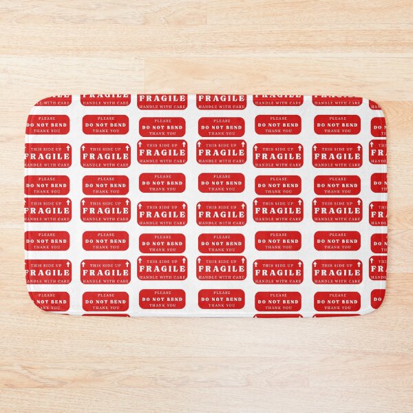Item preview, Fragile Labels Shipping Red Do Not Bend Box Stickers Prints Posters Wall Art Magnet Home Coffee Cup Decoration TShirt Stationary Notebook Magnet Hat Kitchen Work School Office Redbubble Shop designed and sold by Saritas Boutique Shop.