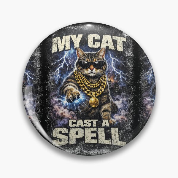 Item preview, My Cat Casts a Spell Art designed and sold by WhiskerlyGfx.