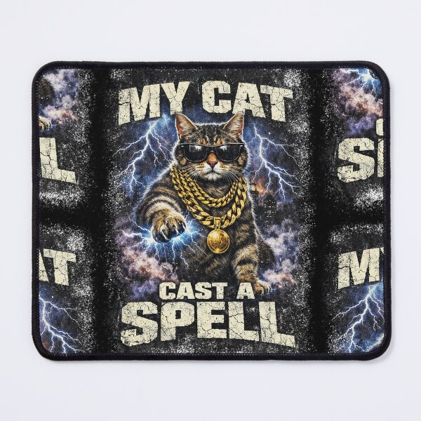 Item preview, My Cat Casts a Spell Art designed and sold by WhiskerlyGfx.