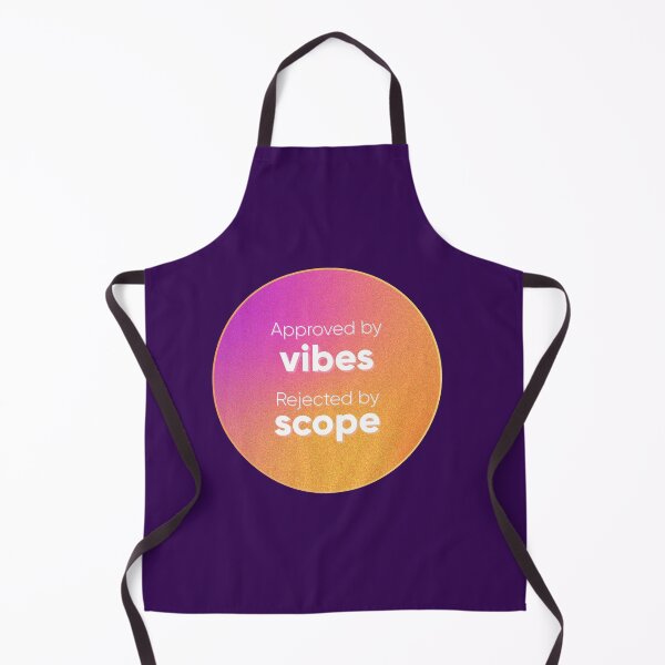 Item preview, Approved by Vibes. Rejected by Scope. – Funny UX/UI Designer & Product Humor. Designer's life. designed and sold by Artio-ArtShop.