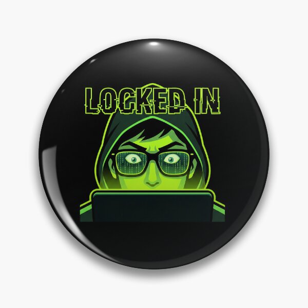 Item preview, Locked In Funny Gamer Hacker Coding Mode designed and sold by DigitalAnnaBanana.
