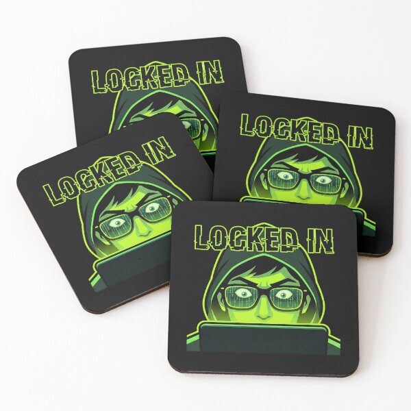 Item preview, Locked In Funny Gamer Hacker Coding Mode designed and sold by DigitalAnnaBanana.
