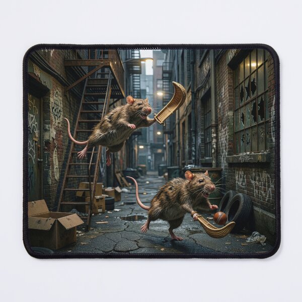 Item preview, New York City Giant Rats Play Jai Alai designed and sold by Tridentulus.