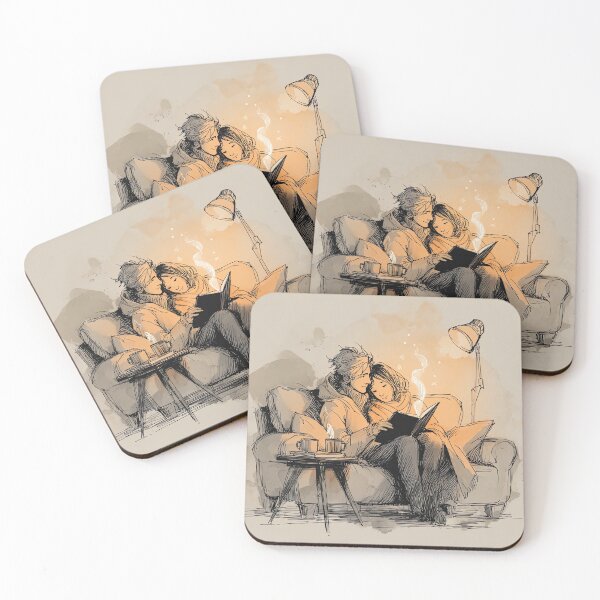 Item preview, Reading Together on Valentine's Day designed and sold by Banal25.