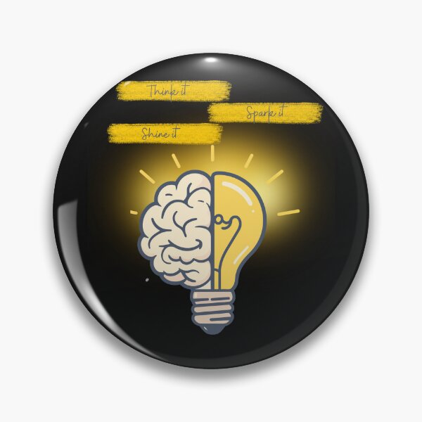 Item preview, Where Ideas Turn Into Light - Think it. Spark it. Shine it. designed and sold by Aquarius-club.