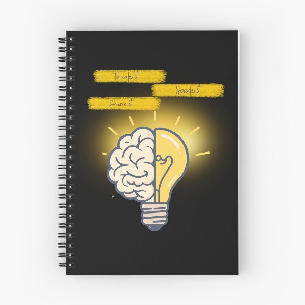 Item preview, Where Ideas Turn Into Light - Think it. Spark it. Shine it. designed and sold by Aquarius-club.