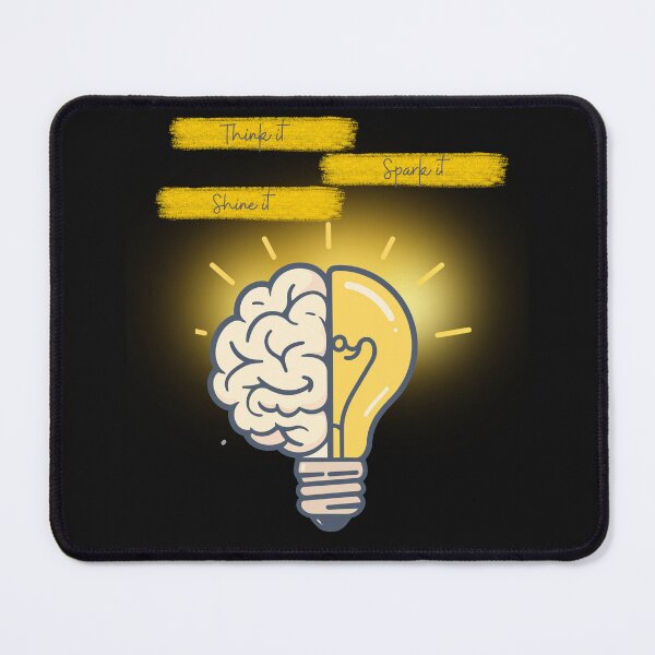 Item preview, Where Ideas Turn Into Light - Think it. Spark it. Shine it. designed and sold by Aquarius-club.