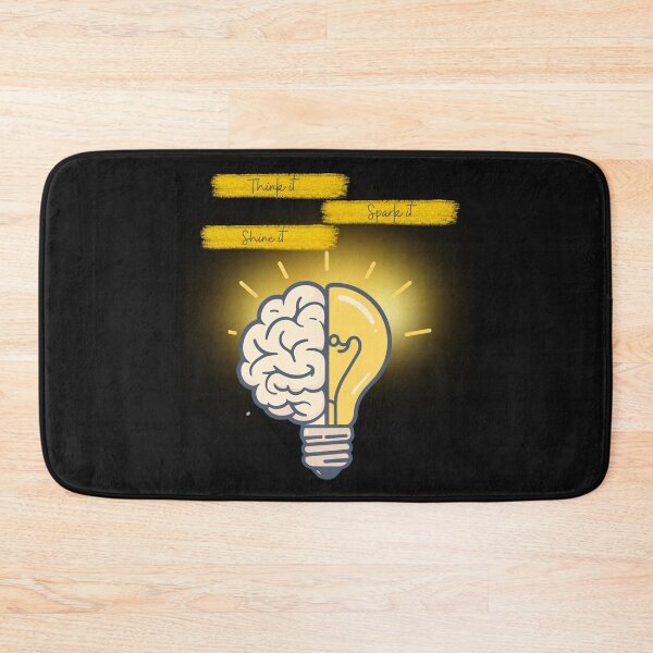 Item preview, Where Ideas Turn Into Light - Think it. Spark it. Shine it. designed and sold by Aquarius-club.