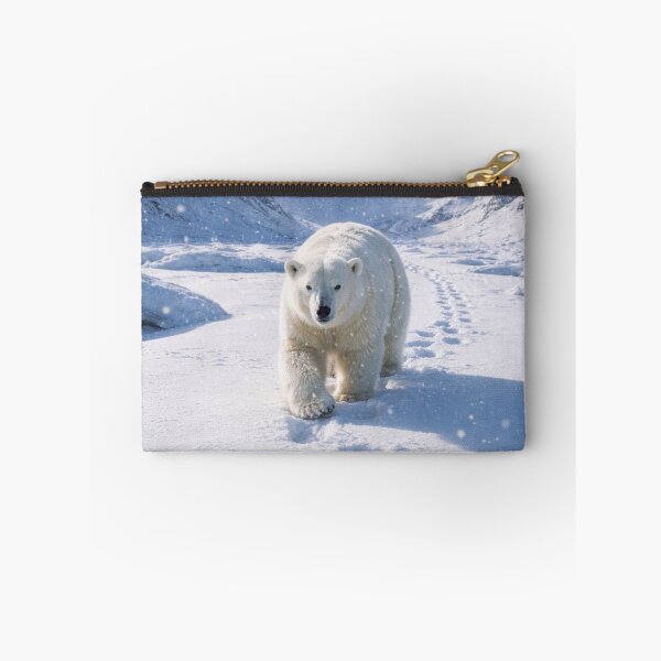 Item preview, Polar Bear Walking Through Snowy Tundra designed and sold by JuViRo.