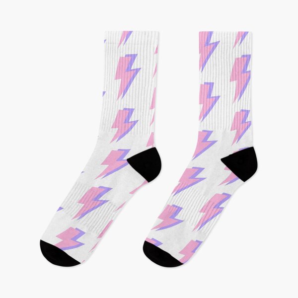 Item preview, Pink and Purple Lightning Bolts  designed and sold by OneThreeSix.