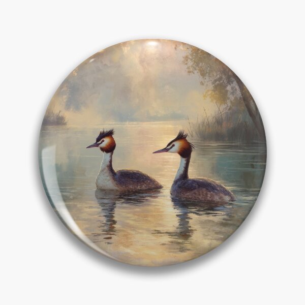 Item preview, Grebe art designed and sold by ArtfulPlay.