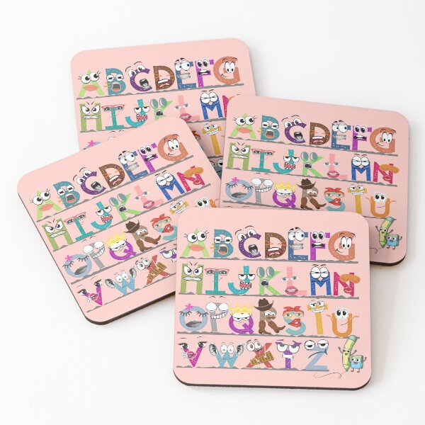 Item preview, Alphabet Letters Pink with corresponding book on Amazon designed and sold by pulse_retail.
