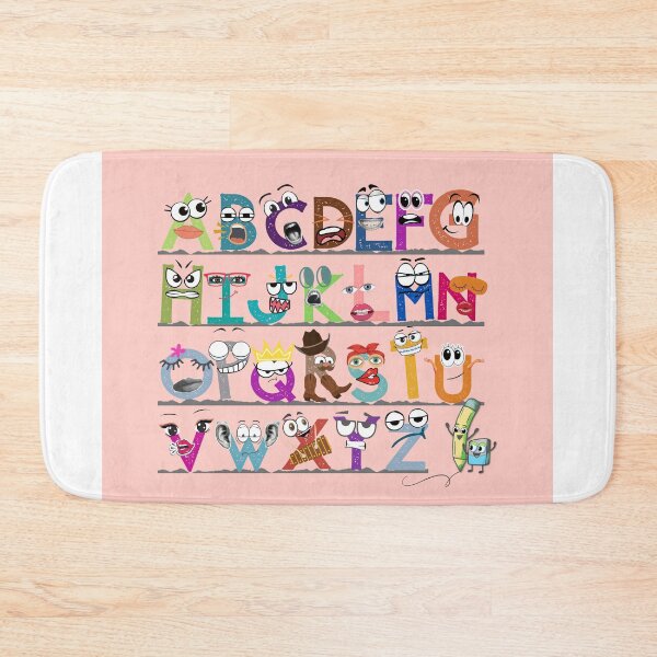 Item preview, Alphabet Letters Pink with corresponding book on Amazon designed and sold by pulse_retail.
