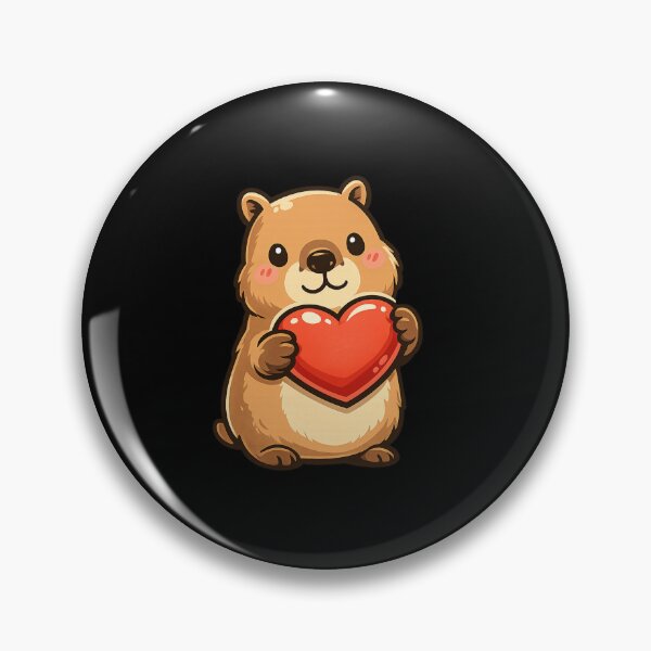 Item preview, Cute Hamster Holding Heart Pet Lover designed and sold by SofenArt.