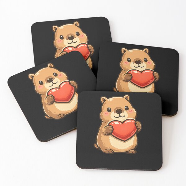 Item preview, Cute Hamster Holding Heart Pet Lover designed and sold by SofenArt.