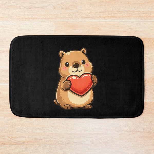 Item preview, Cute Hamster Holding Heart Pet Lover designed and sold by SofenArt.