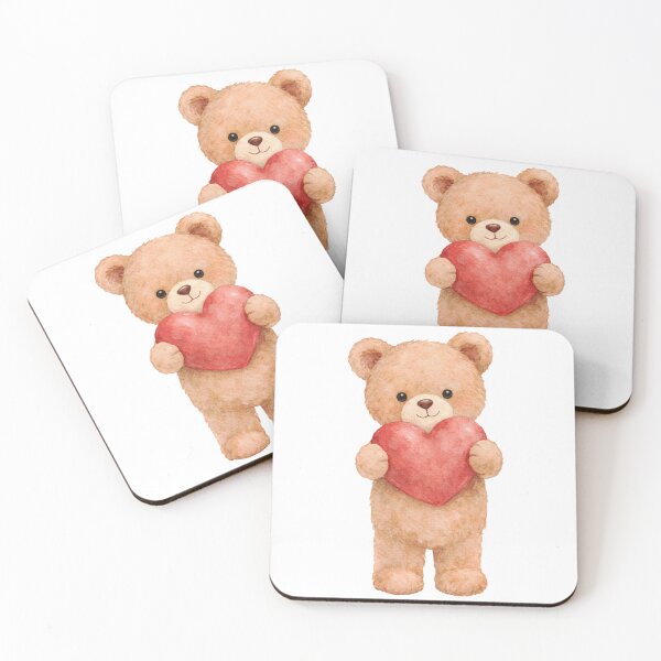 Item preview, Teddy Bear With Heart - Valentine Cute designed and sold by Hydravisions.