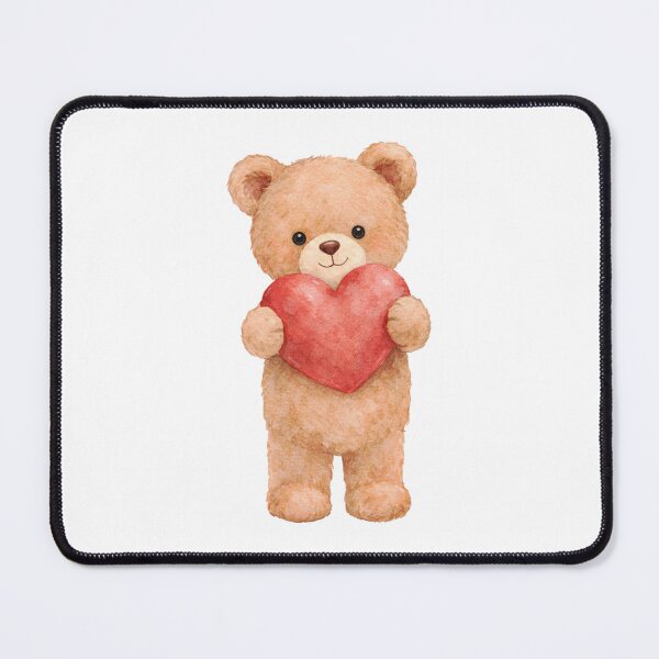 Item preview, Teddy Bear With Heart - Valentine Cute designed and sold by Hydravisions.
