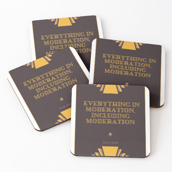 Item preview, Everything in Moderation, Including Moderation designed and sold by jamesgerardking.