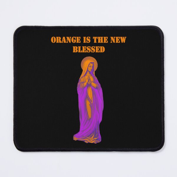 Item preview, Orange Is The New Blessed Sarcastic Madonna designed and sold by capricedefille.
