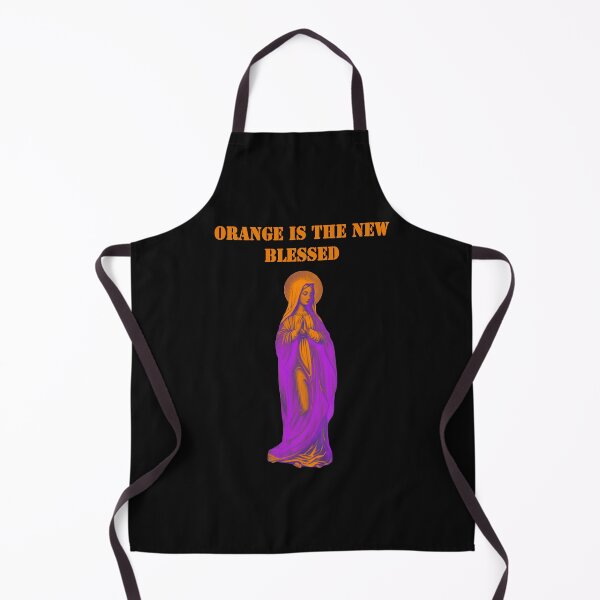 Item preview, Orange Is The New Blessed Sarcastic Madonna designed and sold by capricedefille.