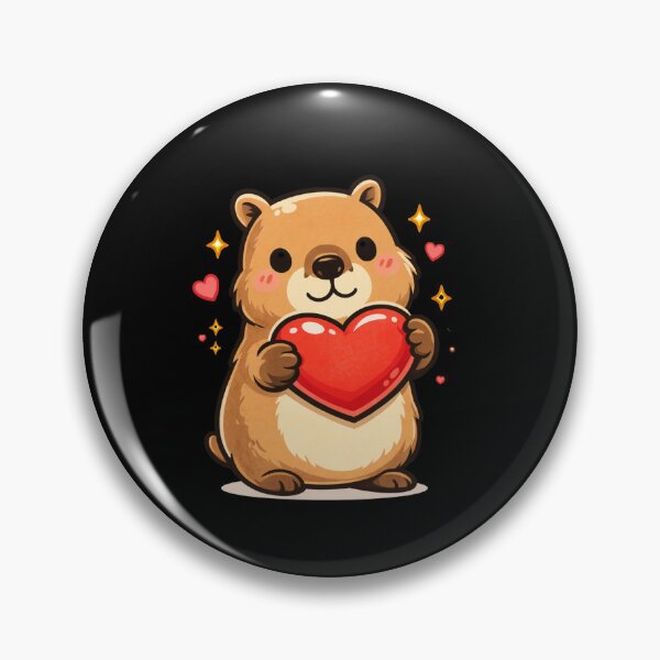 Item preview, Cute Hamster Heart Pet Lover designed and sold by SofenArt.