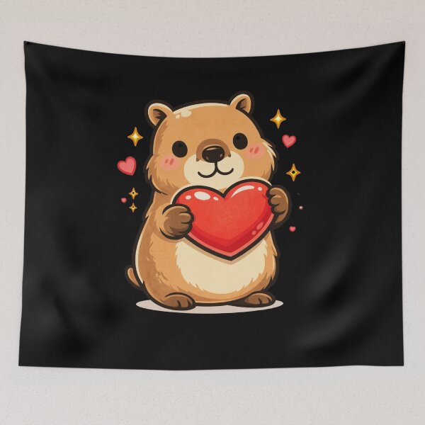 Item preview, Cute Hamster Heart Pet Lover designed and sold by SofenArt.