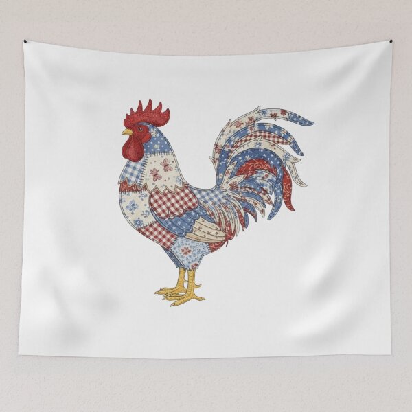 Item preview, Happy Easter Day Chicken Patchwork Funny Hen Floral Eggs designed and sold by YK SHOP.