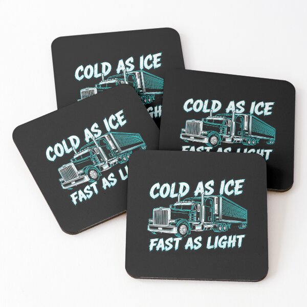 Item preview, Cold As Ice - Fast As Light | Trucker Pride Lifestyle Graphic designed and sold by BounoWorld.