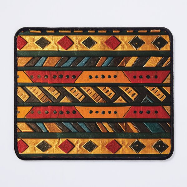 Item preview, African-Style Yellow, Orange and Red Ornate Pattern designed and sold by DEC02.