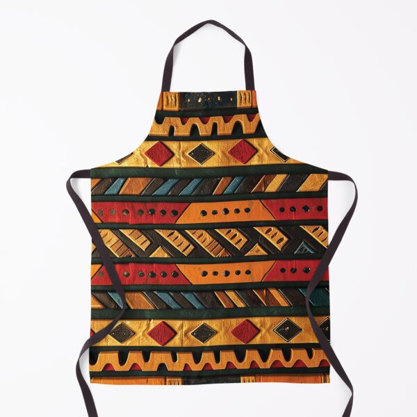 Item preview, African-Style Yellow, Orange and Red Ornate Pattern designed and sold by DEC02.