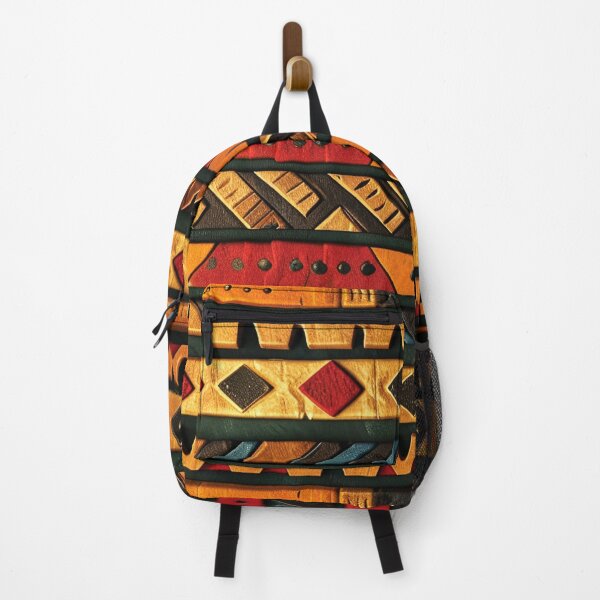 Item preview, African-Style Yellow, Orange and Red Ornate Pattern designed and sold by DEC02.