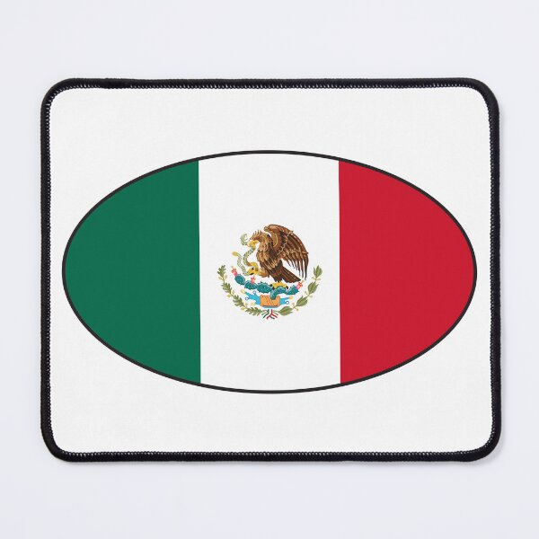 Item preview, ICE Out - Mexican Flag Oval designed and sold by PixVib.