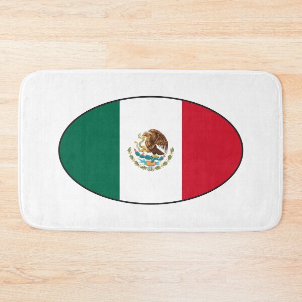 Item preview, ICE Out - Mexican Flag Oval designed and sold by PixVib.