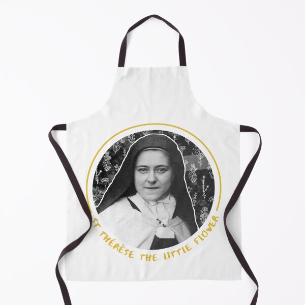 Item preview, St. Therese of Lisieux, The Little Flower - Round Design designed and sold by Sass of the Saints.