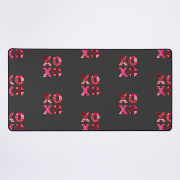 Item preview, Patchwork quilted applique XOXO designed and sold by MendaciousMina.