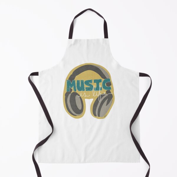 Item preview, Music Is Life Cozy Headphones designed and sold by BibidibuDesigns.