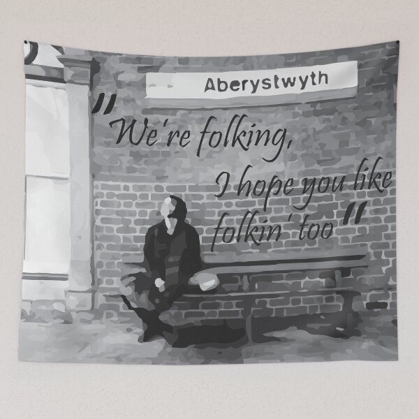 Item preview, We're Folking, I Hope You Like Folkin' Too designed and sold by Awen Saunders-Goldman.