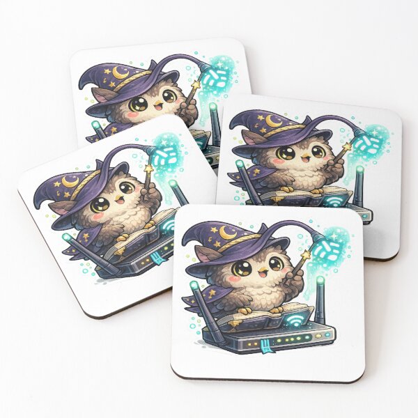 Item preview, Wi-Fi Wizard Owl designed and sold by jgvisualarts.
