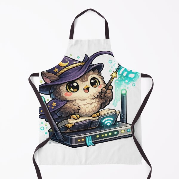 Item preview, Wi-Fi Wizard Owl designed and sold by jgvisualarts.