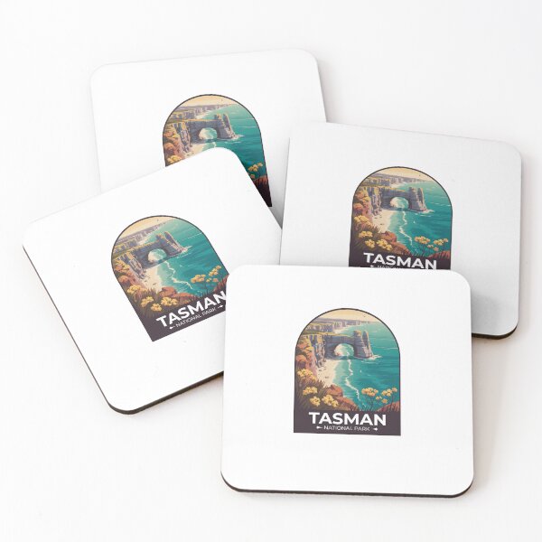 Item preview, Tasman National Park Sticker designed and sold by TulipaGraphics.
