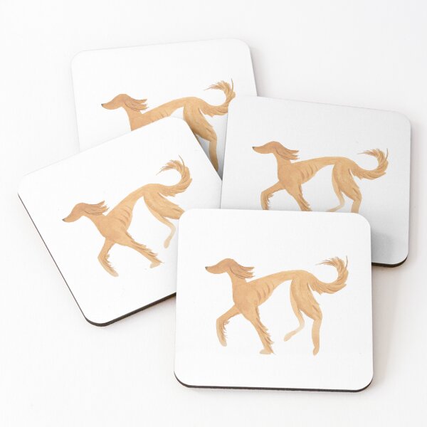 Item preview, Watercolor Saluki designed and sold by ThreePenta.