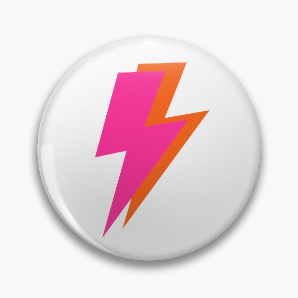 Item preview, Pink and Orange Lightning Bolts designed and sold by OneThreeSix.