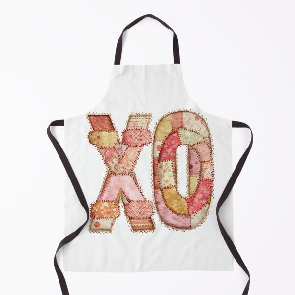 Item preview, Patchwork quilted applique XOXO designed and sold by MendaciousMina.