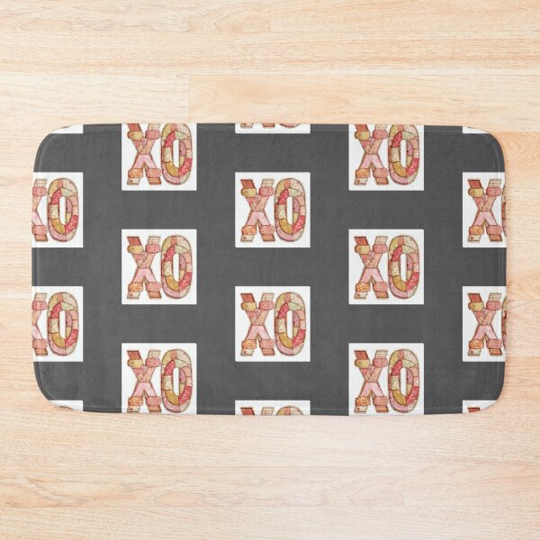 Item preview, Patchwork quilted applique XOXO designed and sold by MendaciousMina.