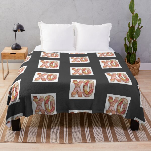 Item preview, Patchwork quilted applique XOXO designed and sold by MendaciousMina.