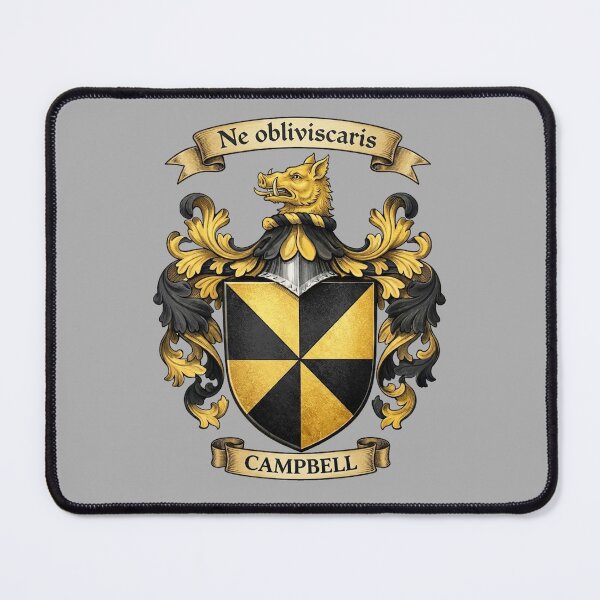 Item preview, The Campbell Family Coat of Arms designed and sold by BagTown Clans.