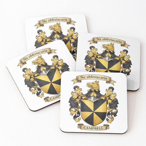 Item preview, The Campbell Family Coat of Arms designed and sold by BagTown Clans.